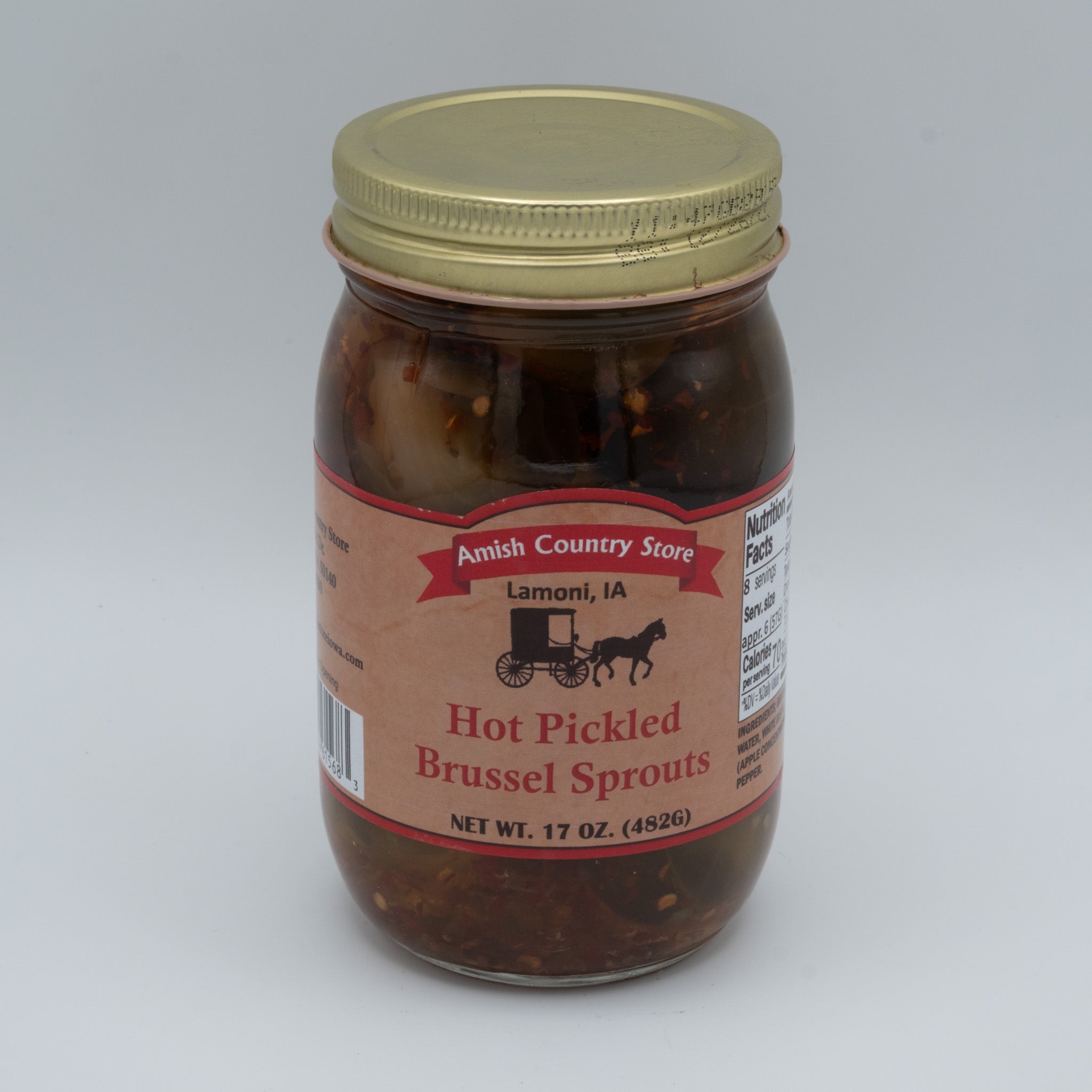 Old-Fashioned Hot Pickled Brussels Sprouts | Amish Country Store